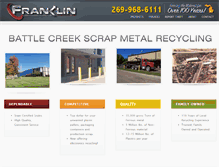 Tablet Screenshot of franklin-scrap.com